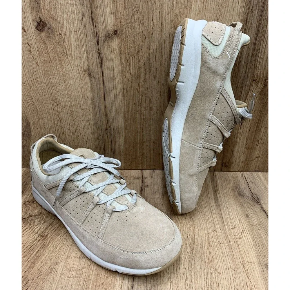 Lands' End Women's Shoes Suede Comfortable Walking Camel Brown 2108979 Size 13 D - Picture 1 of 16